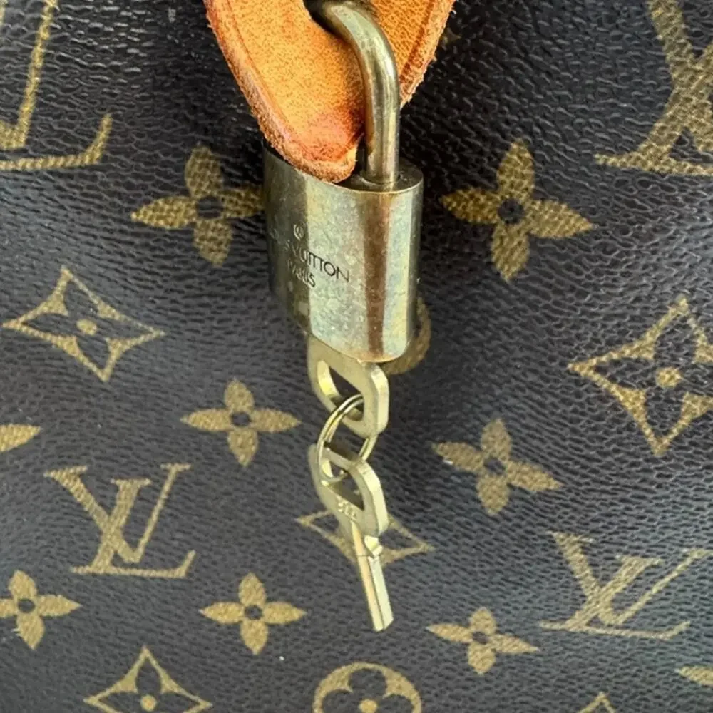 Louis Vuitton Baby Speedy 30 Monogram Canvas Satchel Handbag
